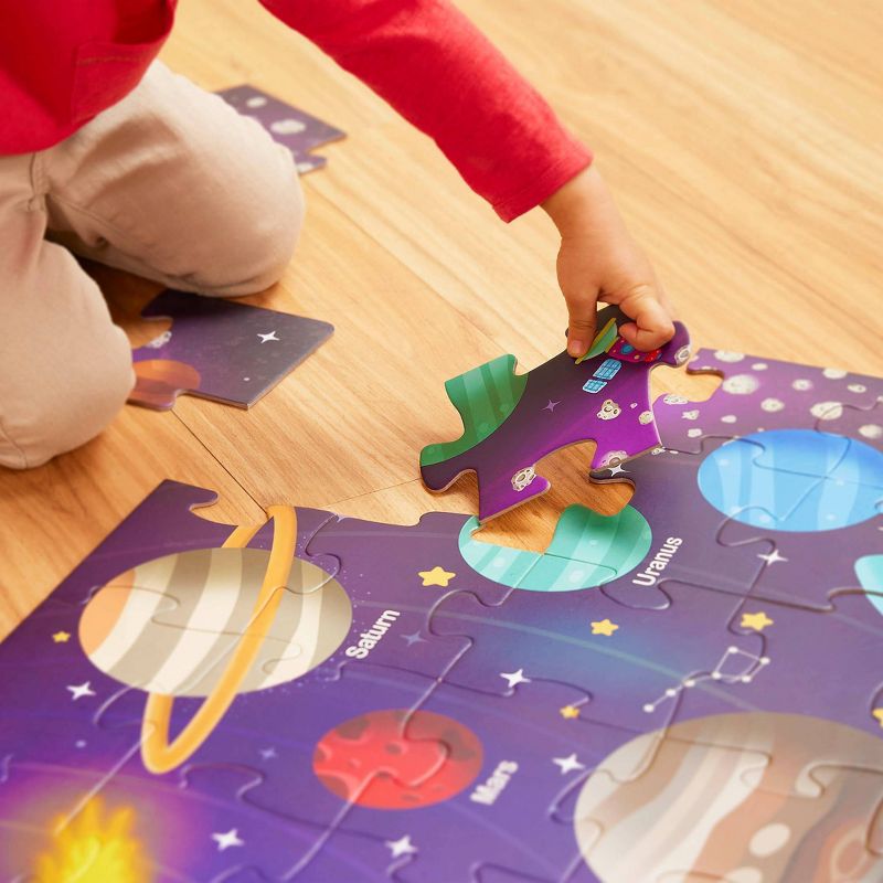 B. toys - Floor Puzzles Gigantic Jigsaw - Solar System, Ocean, Dinosaur - 3pk - 144pc, 6 of 13