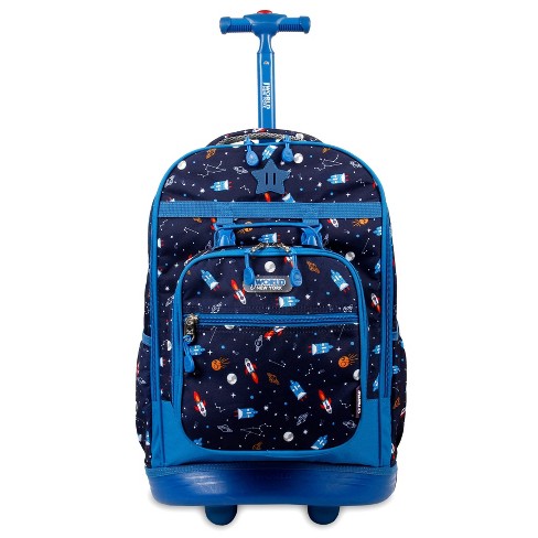 J World Duo 18 Rolling Backpack And Lunch Bag Spaceship Target