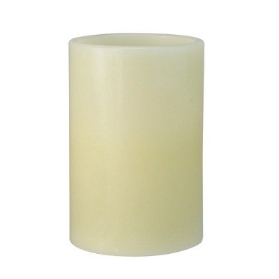 Northlight 6" Prelit LED Battery Operated Flameless Flickering Pillar Candle - Ivory