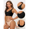 Allegra K Women's Wirefree Adjustable Straps Full Coverage Push-up