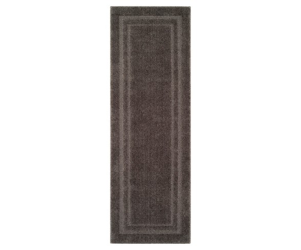 Lisbon Border Accent Rug - Gray (2'X6')