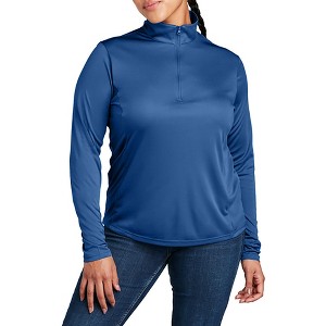 Mafoose Womens Active PosiCharge Competitor 1/4-Zip Lightweight Pullover Sweatshirt - 1 of 4