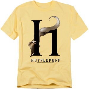 Harry Potter Hufflepuff Bandger H Adult T-Shirt - 1 of 4