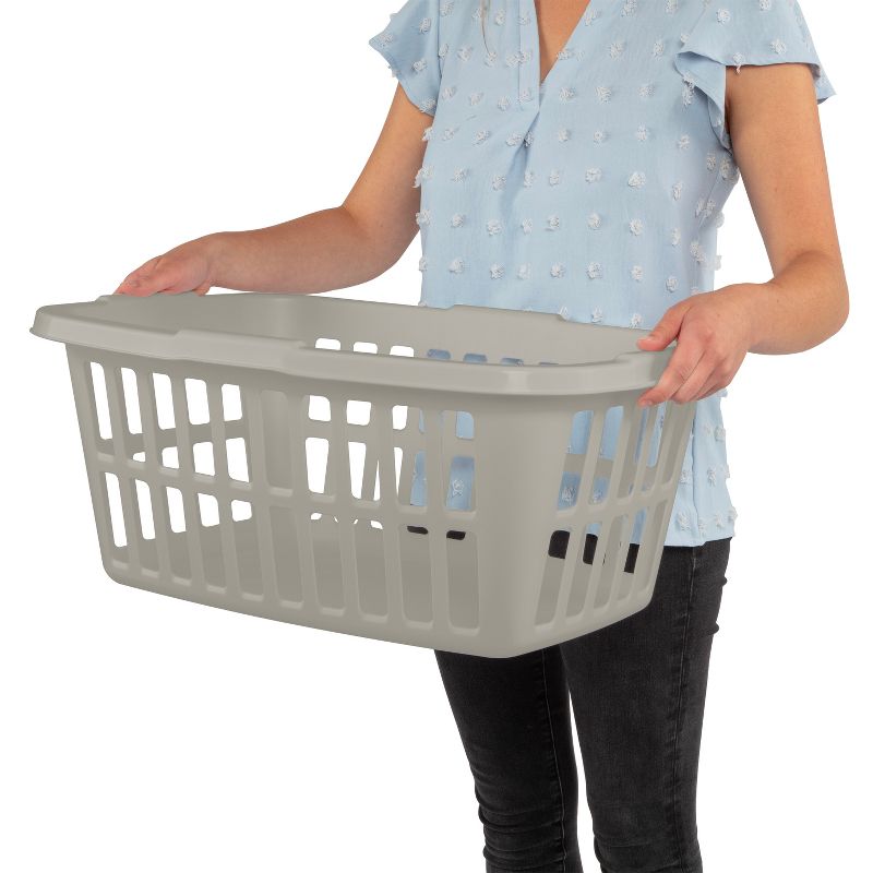 1.5bu Laundry Basket Gray - Brightroom&#8482;, 5 of 7