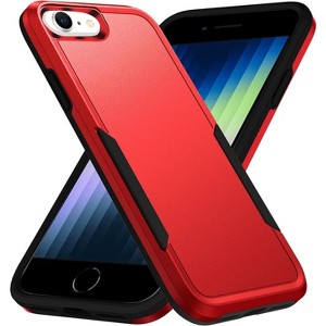 Entronix Case Compatible with iPhone 8/7/SE - Soft-Touch Dual-Layer Sleek Cover - 1 of 4