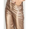Women's Shimmer Faux Leather Pants - Strut & Bolt - 3 of 3