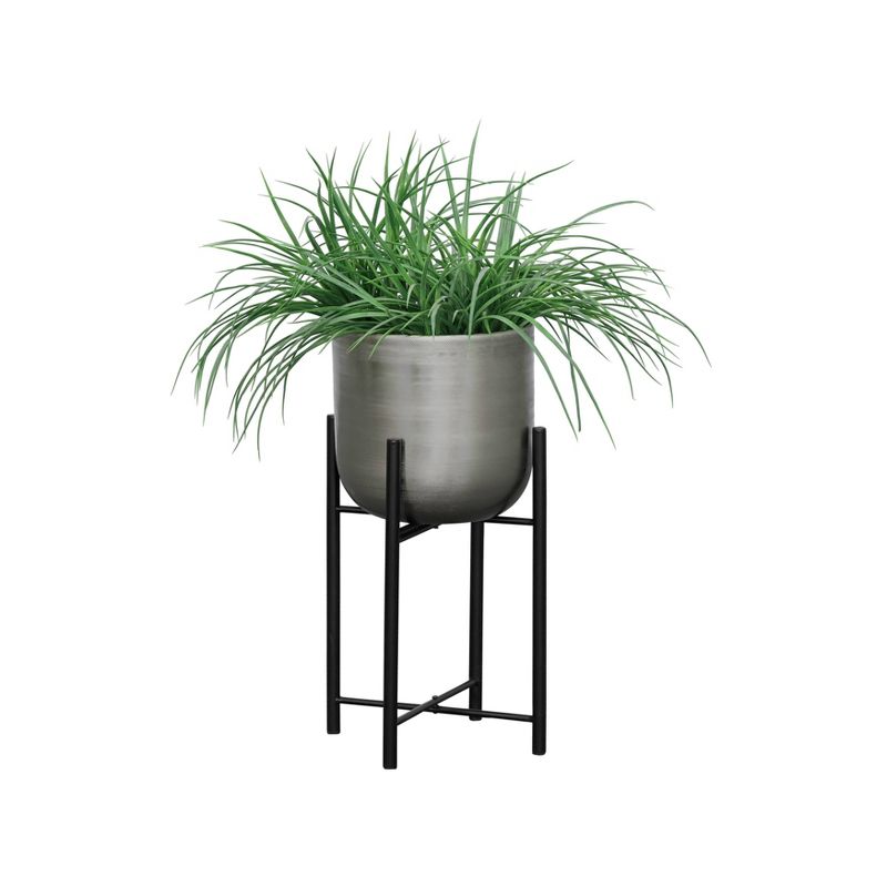 Set of 3 Metal Planters on Stand - Sagebrook Home, 5 of 12