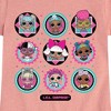 Girls' - LOL Surprise! - All Dolls Together Fitted Short Sleeve Graphic T-Shirt - 2 of 4