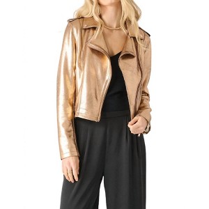 Women's Moto Metallic Jacket - BLACK TAPE - 1 of 2