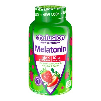 Vitafusion Max Strength Melatonin Gummies - 100ct