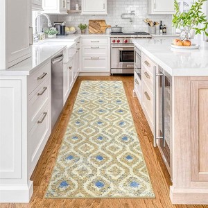 Shag Area Rugs for Living Room Bedroom, Abstract Plush Thick Premium Rug Shaggy Soft Plush Carpet for Kids Home Dorm - 1 of 4