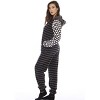 Just Love Womens One Piece Winter & Christmas Character Adult Bodysuit Hooded Pajamas - 3 of 4
