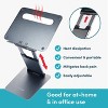 Lifelong Laptop Stand For Desk, Adjustable 10-17 in, Ergonomic Riser for Laptop & Macbook - 2 of 4