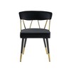 Best Master Furniture,Aireys Velvet Armless Chair (Set of 2) - 2 of 3