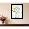 HomeRoots Floral Bouquet Black Framed Print Wall Art - 2 of 3