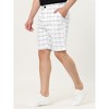 Lars Amadeus Men's Summer Slim Fit Flat Front Plaid Dress Shorts - 2 of 4