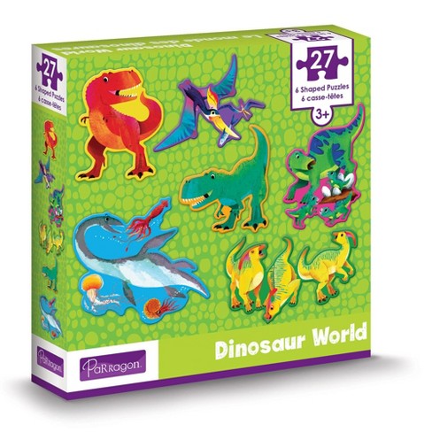 Melissa & Doug Dinosaurs Kids' Wooden Puzzle Set in a Storage Box - 4pk