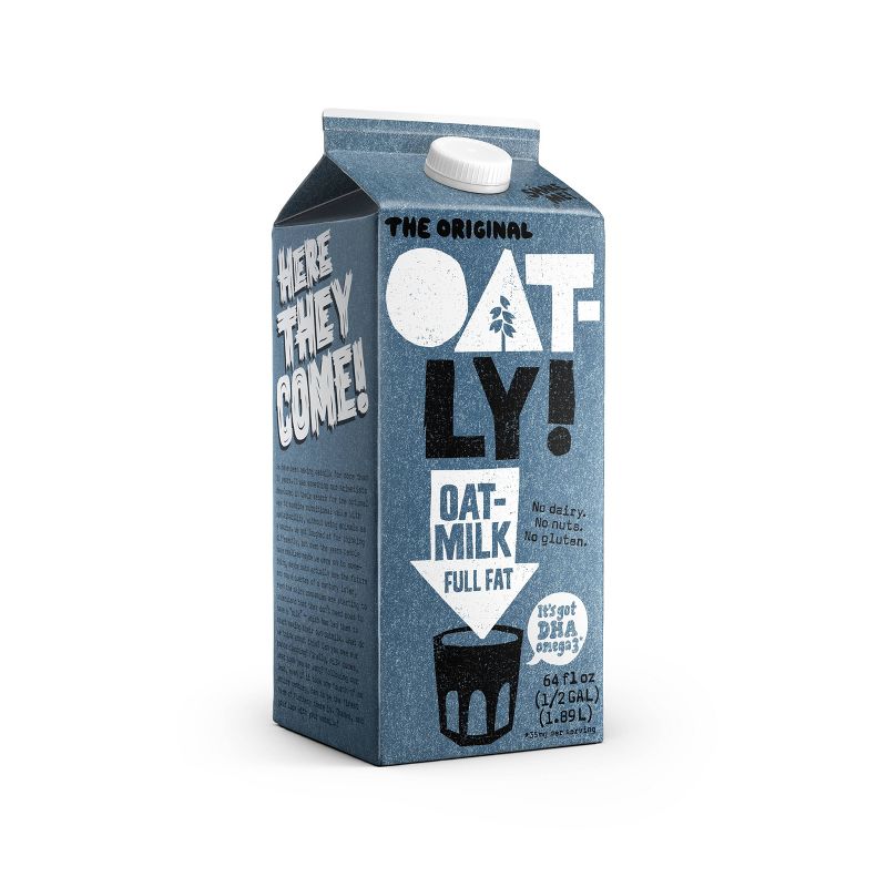 Oatly Full Fat Oatmilk - 0.5gal, 4 of 12
