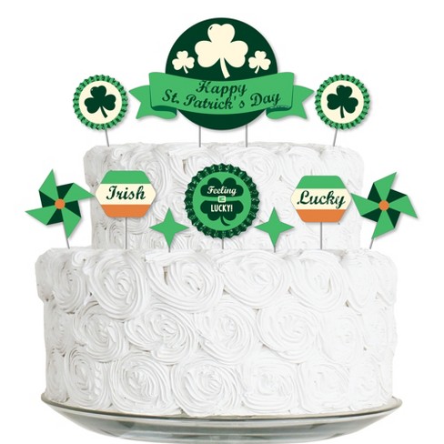 Lucky One Cupcake Toppers. St Patrick's Day 1st Birthday