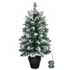 Karl Home 2 FT Snow Flocked Pre-lit Artificial Mini Christmas Tree - 3 of 3
