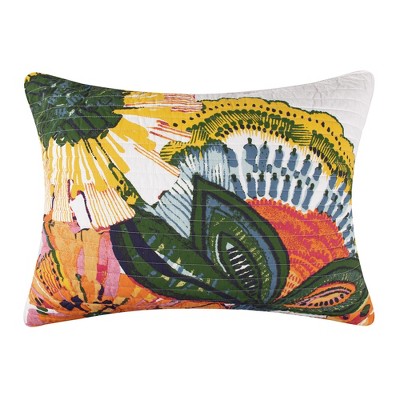 Grandiflora Multicolor Cotton King Reversible Quilt Set