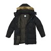 Men's Hooded Heavy Parka with Faux Fur Trim - 2 of 2