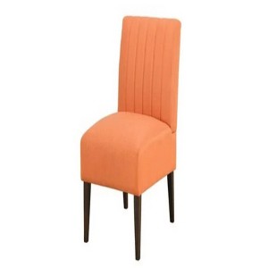 29.5"Stylish Comfortable Accent Chair 1pc Orange Fabric Upholstered - 1 of 4