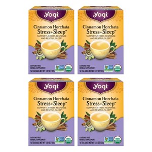 Yogi Tea - Cinnamon Horchata Stress + Sleep -  64 ct, 4 Pack - 1 of 4