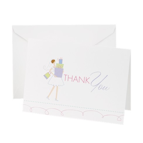 Bridal Shower Thank You Cards 25ct Target