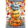 Briarwood Lane Fall Double Sided House Flag 40x28 For Outdoor Pumpkins and Stripes For Fall House Flag - 3 of 4