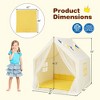 Costway Large Play Tent  Kids & Toddlers Playhouse with Washable Cotton Mat, Star Lights - image 3 of 4