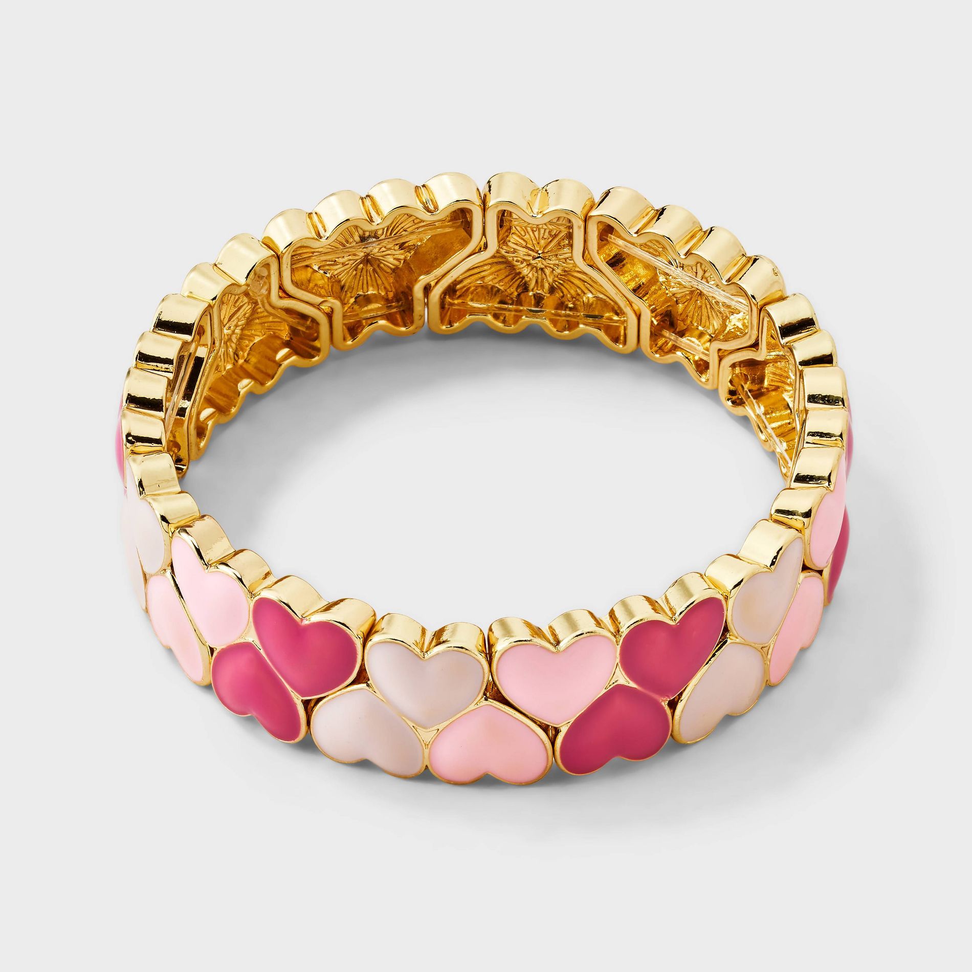 SUGARFIX By BaubleBar Hard Launch Hearts Bracelet - Pink