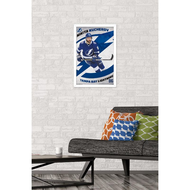 Trends International NHL Tampa Bay Lightning - Nikita Kucherov 19 Framed Wall Poster Prints, 2 of 7