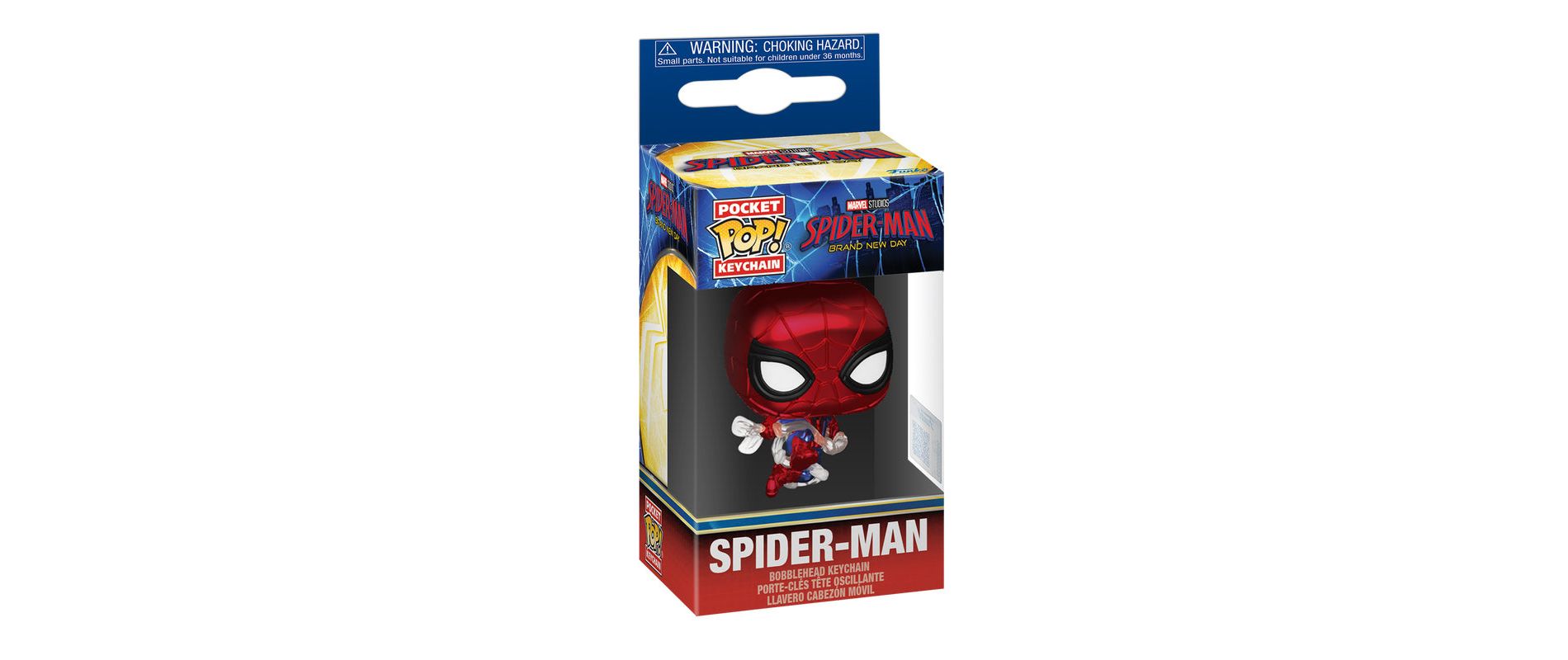 Funko Pop Pocket Spider-Man Brand New Day Exclusive Keychain