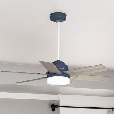 Indigo Blue 44" Pacer 6-Blade Ceiling Fan with LED Light and Remote