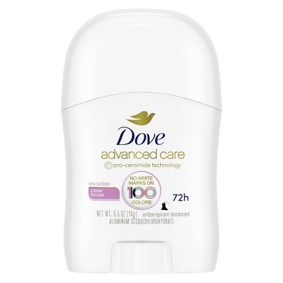 Dove Beauty Advanced Care Clear Finish Invisible Antiperspirant & Mini Deodorant Stick - Travel Size - 0.5oz