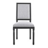Modway Court French Vintage Upholstered Fabric Dining Side Chair - 4 of 4