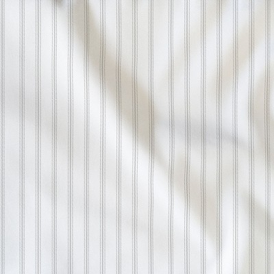 California King White Ticking Stripe Cotton Sheet Set
