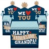 Big Dot of Happiness Grandpa, Happy Father's Day - Treat Box Party Favors - We Love Grandfather Goodie Gable Boxes - Set of 12 - 2 of 4