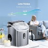 ZAFRO Nugget Ice Maker Countertop with Handle,35Lbs/24Hrs,7 Mins Fast Ice Making, Stainless Steel Pellet Ice Maker with Ice Basket/Ice Scoop - 4 of 4