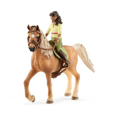 schleich riding centre with rider and horses