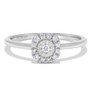 H.J. Namdar 0.14 ct tw Miracle Set Diamond Ring 14K White Gold Natural Diamonds Size 6 - 2 of 4