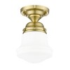 Z-Lite Vaughn 1 - Light Flush Mount in  Luxe Gold - 2 of 4