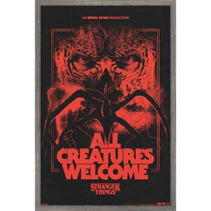 Trends International Netflix Stranger Things: Season 5 (2025) - All Creatures Welcome Framed Wall Poster Prints - 1 of 4