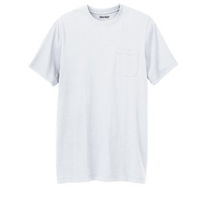 KingSize Shrink-Less Lightweight Longer-Length Crewneck Pocket T-Shirt - 1 of 4
