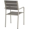 Modway Shore Outdoor Patio Aluminum Dining Rounded Armchair Set of 2 - 4 of 4
