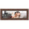 PosterPalooza | 40x13.5 Wide Bamboo Picture Frame, UV Acrylic, 4 Finishes - Brown, Black, Silver, and Natural - 2 of 4