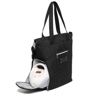 Sarah Wells Suzy Breast Pump Tote - Lightweight Portable Pump Tote with Side Pocket for Wearable & Compact Pumps - 1 of 4