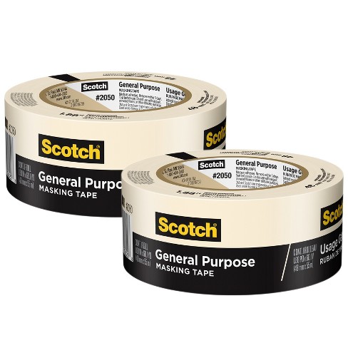 General Purpose Masking Tape, 2'' x 60 yards, 3'' Core, Sold as 1 Carton