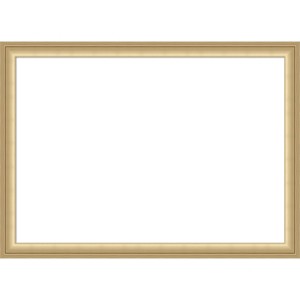 Amanti Art Florence Gold Framed Magnetic Dry Erase Board - 1 of 4